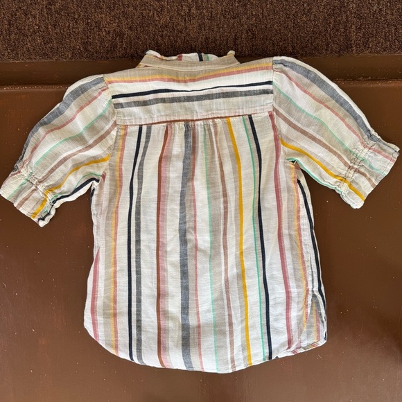 Anthropologie Maeve Multicolor Alisa Striped Button down - Women’s 0 - Picture 2 of 5